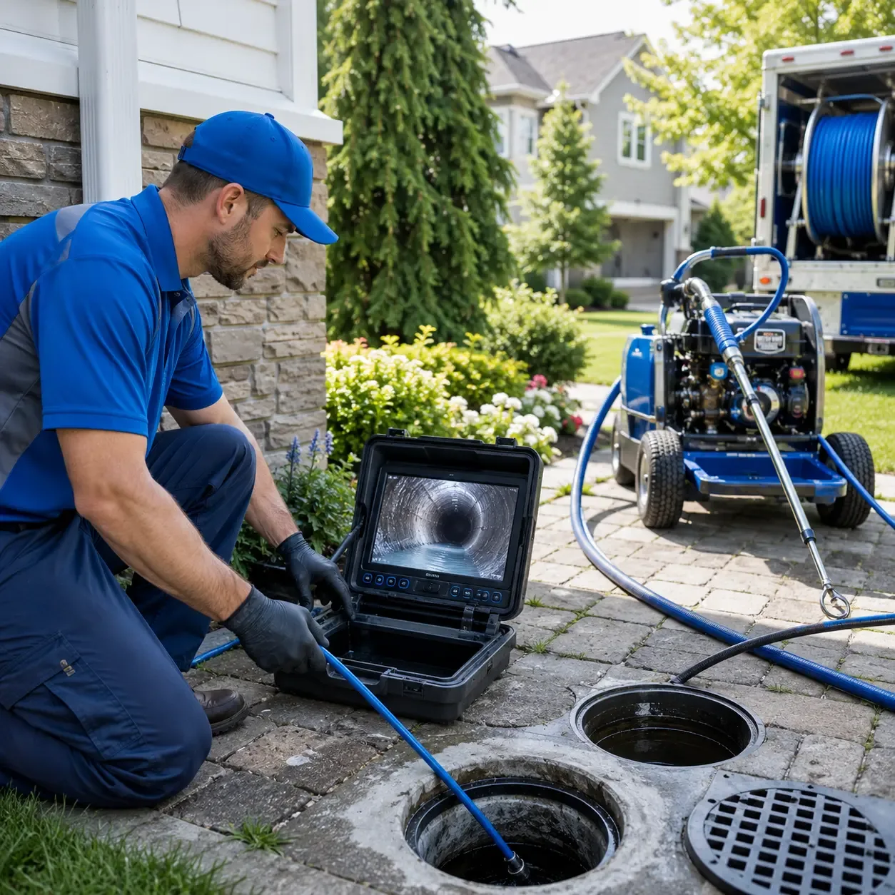 Outdoor drain cleaning professionals serving Cunningham, KS