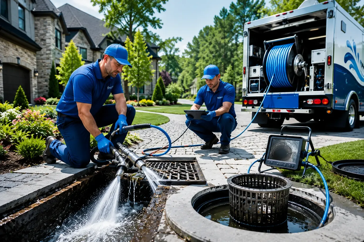 Local outdoor drain cleaning professionals in Cunningham, KS